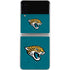 NFL Jacksonville Jaguars Teal Distressed Galaxy Z Flip3 5G Skin