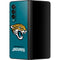 NFL Jacksonville Jaguars Teal Distressed Galaxy Z Fold3 5G Skin
