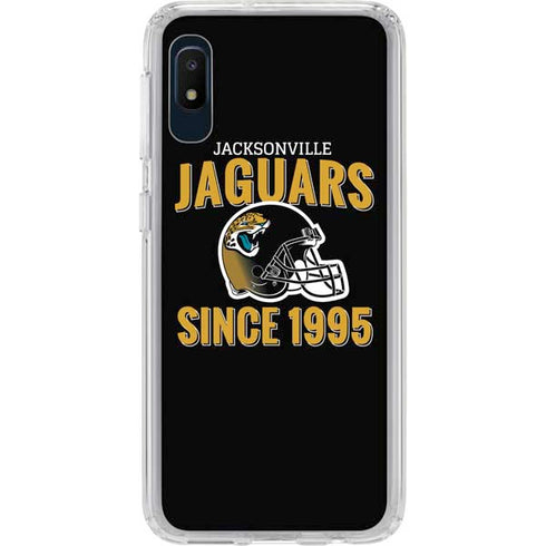 NFL Jacksonville Jaguars Helmet Galaxy A10e Clear Case