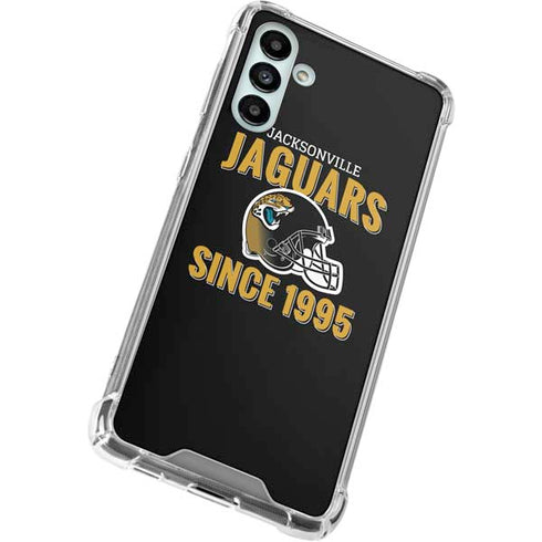 NFL Jacksonville Jaguars Helmet Galaxy A13 5G Clear Case