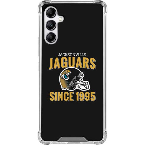 NFL Jacksonville Jaguars Helmet Galaxy A15 5G Clear Case