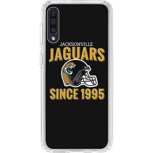 NFL Jacksonville Jaguars Helmet Galaxy A50 Clear Case