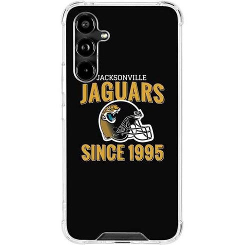 NFL Jacksonville Jaguars Helmet Galaxy A54 5G Clear Case