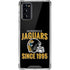 NFL Jacksonville Jaguars Helmet Galaxy Note20 5G Clear Case