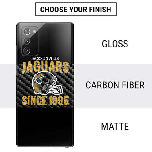 NFL Jacksonville Jaguars Helmet Galaxy Note20 5G Skin