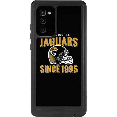 NFL Jacksonville Jaguars Helmet Galaxy Note20 5G Waterproof Case