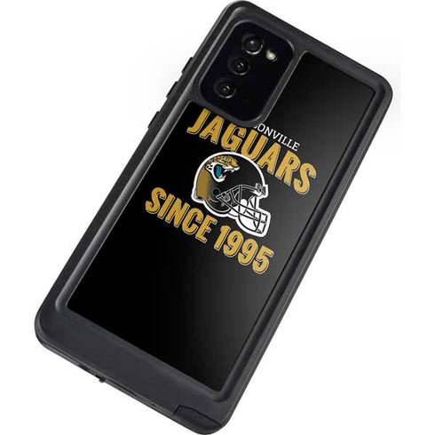 NFL Jacksonville Jaguars Helmet Galaxy Note20 5G Waterproof Case