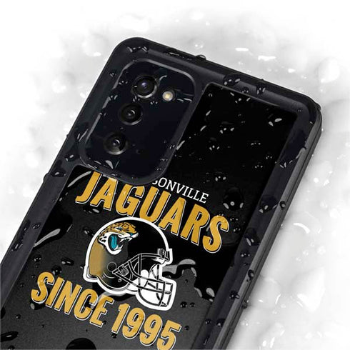 NFL Jacksonville Jaguars Helmet Galaxy Note20 5G Waterproof Case