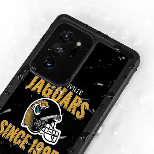 NFL Jacksonville Jaguars Helmet Galaxy Note20 Ultra 5G Waterproof Case