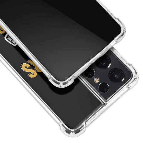 NFL Jacksonville Jaguars Helmet Galaxy S21 Ultra 5G Clear Case