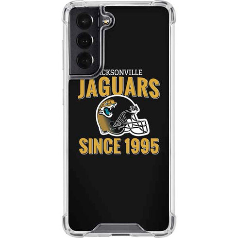 NFL Jacksonville Jaguars Helmet Galaxy S22 Clear Case