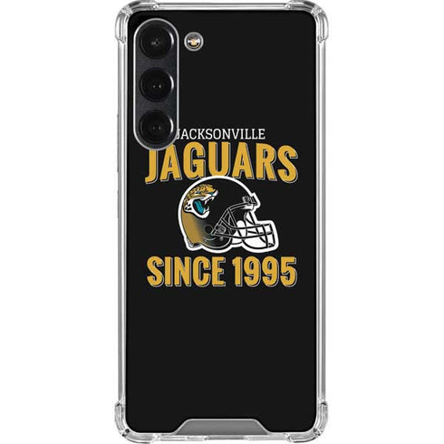 NFL Jacksonville Jaguars Helmet Galaxy S23 Plus Clear Case