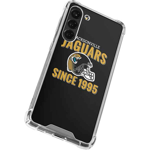NFL Jacksonville Jaguars Helmet Galaxy S23 Plus Clear Case