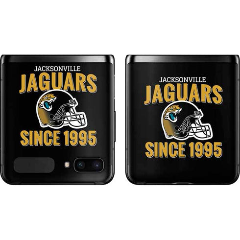NFL Jacksonville Jaguars Helmet Galaxy Z Flip Skin