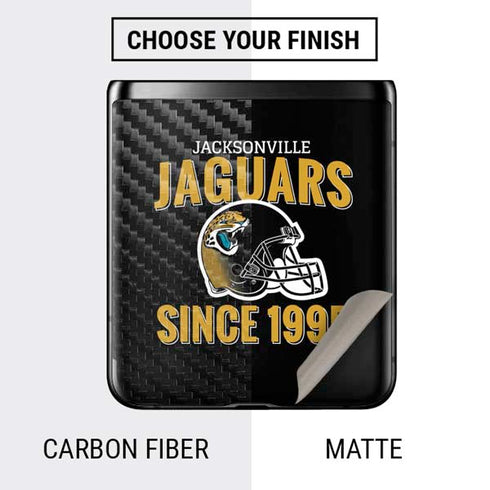 NFL Jacksonville Jaguars Helmet Galaxy Z Flip Skin