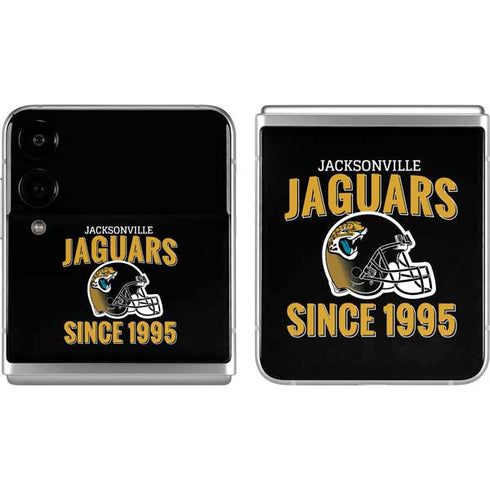 NFL Jacksonville Jaguars Helmet Galaxy Z Flip4 5G Skin
