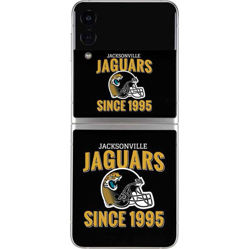 NFL Jacksonville Jaguars Helmet Galaxy Z Flip4 5G Skin