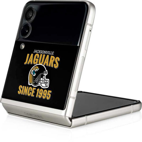 NFL Jacksonville Jaguars Helmet Galaxy Z Flip4 5G Skin