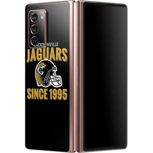 NFL Jacksonville Jaguars Helmet Galaxy Z Fold2 5G Skin