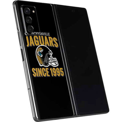 NFL Jacksonville Jaguars Helmet Galaxy Z Fold2 5G Skin