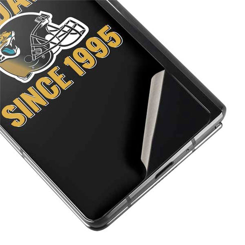 NFL Jacksonville Jaguars Helmet Galaxy Z Fold2 5G Skin