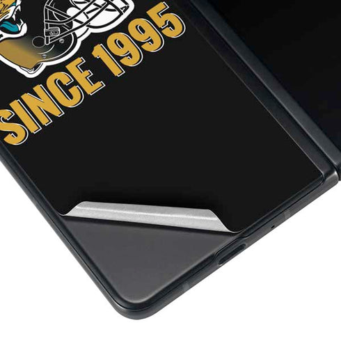 NFL Jacksonville Jaguars Helmet Galaxy Z Fold3 5G Skin