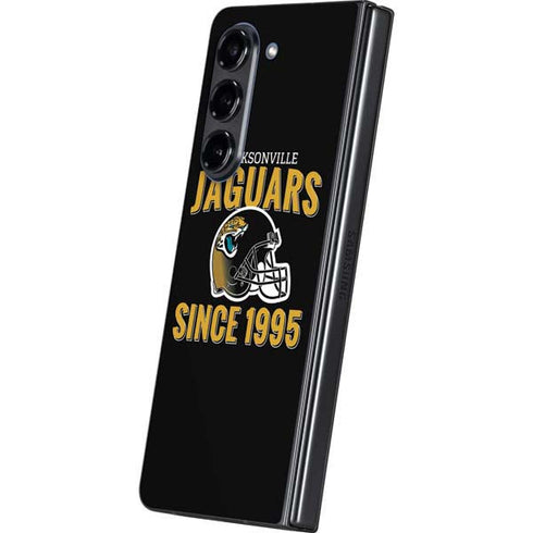 NFL Jacksonville Jaguars Helmet Galaxy Z Fold5 5G Skin