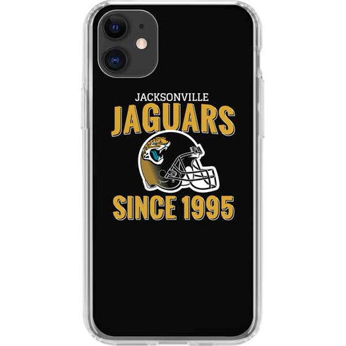 NFL Jacksonville Jaguars Helmet iPhone 11 Clear Case