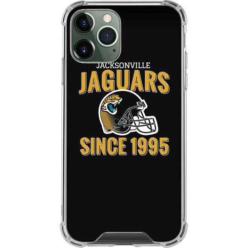 NFL Jacksonville Jaguars Helmet iPhone 11 Pro Max Clear Case