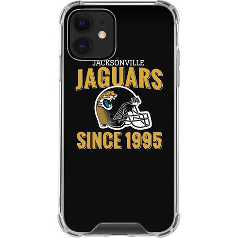 NFL Jacksonville Jaguars Helmet iPhone 12 Clear Case