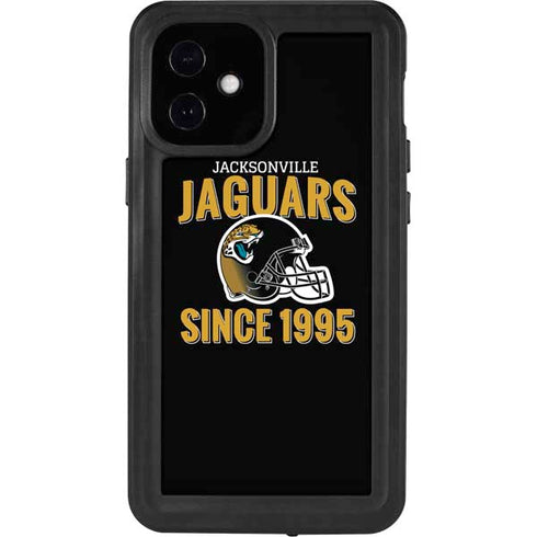 NFL Jacksonville Jaguars Helmet iPhone 12 Mini Waterproof Case