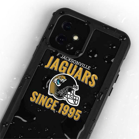 NFL Jacksonville Jaguars Helmet iPhone 12 Mini Waterproof Case