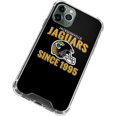 NFL Jacksonville Jaguars Helmet iPhone 12 Pro Clear Case