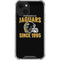NFL Jacksonville Jaguars Helmet iPhone 13 Mini Clear Case