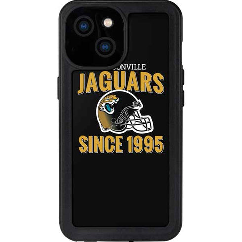 NFL Jacksonville Jaguars Helmet iPhone 13 Mini Waterproof Case