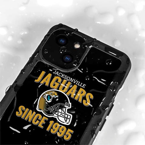 NFL Jacksonville Jaguars Helmet iPhone 13 Mini Waterproof Case