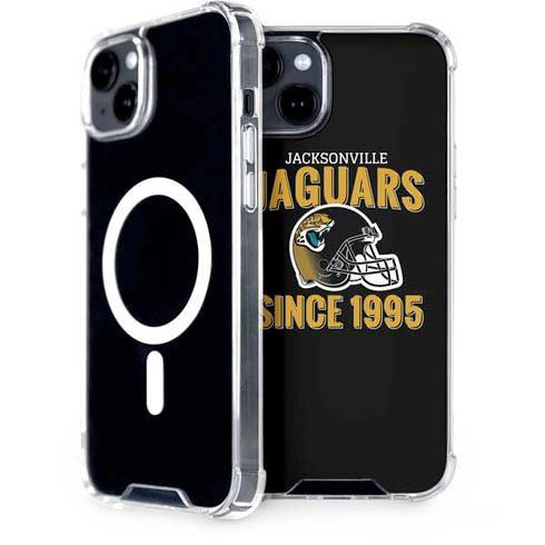 NFL Jacksonville Jaguars Helmet iPhone 15 Plus MagSafe Case