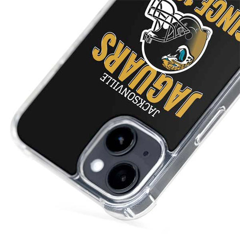 NFL Jacksonville Jaguars Helmet iPhone 15 Plus MagSafe Case