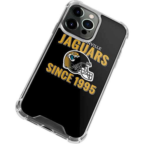 NFL Jacksonville Jaguars Helmet iPhone 15 Pro Max Clear Case