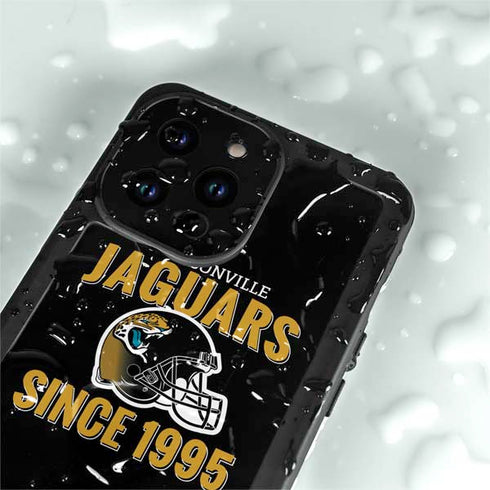 NFL Jacksonville Jaguars Helmet iPhone 14 Pro Max Waterproof Case