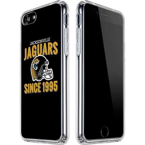 NFL Jacksonville Jaguars Helmet iPhone SE (2nd & 3rd Gen) Clear Case