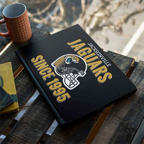 NFL Jacksonville Jaguars Helmet MSI GS65 Stealth Laptop Skin