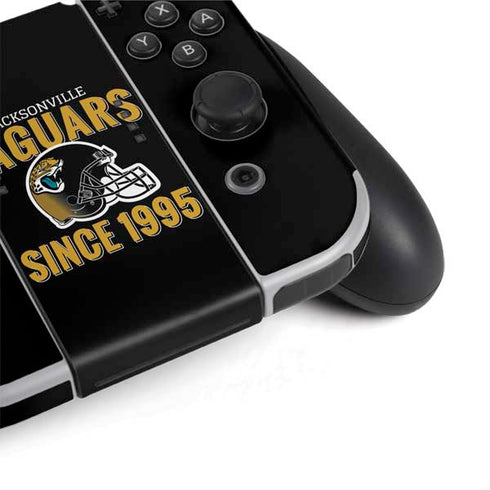 NFL Jacksonville Jaguars Helmet Nintendo Switch OLED (2021) Skin