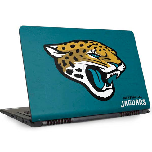 NFL Jacksonville Jaguars Teal Distressed Dell Inspiron Skin