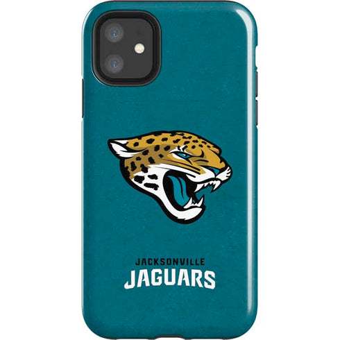 NFL Jacksonville Jaguars Teal Distressed iPhone 11 Impact Case