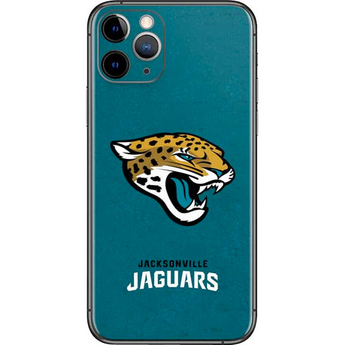 NFL Jacksonville Jaguars Teal Distressed iPhone 11 Pro Skin