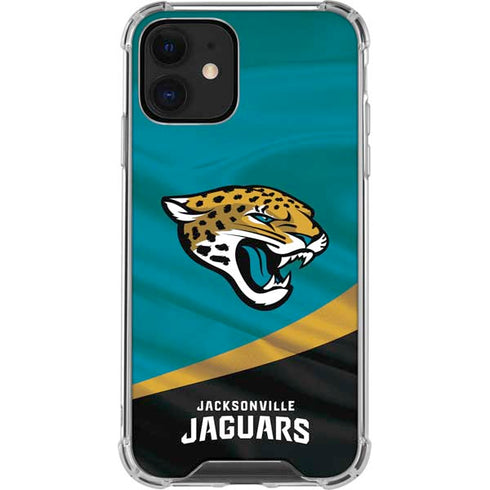 NFL Jacksonville Jaguars iPhone 12 Mini Clear Case