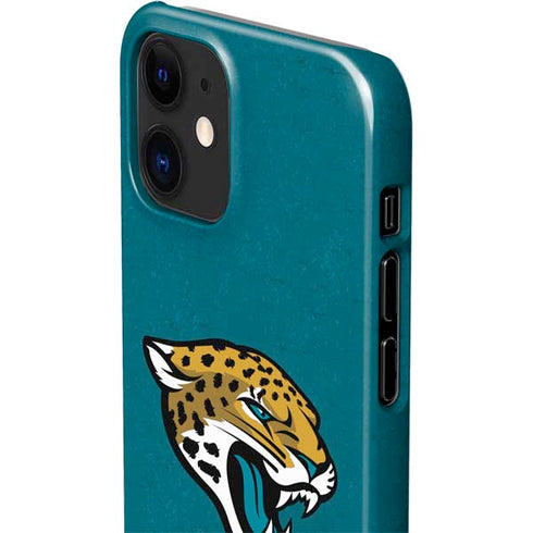 NFL Jacksonville Jaguars Teal Distressed iPhone 12 Mini Lite Case