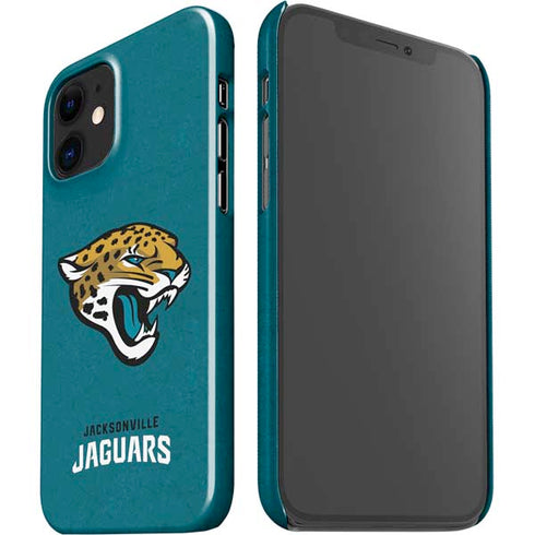 NFL Jacksonville Jaguars Teal Distressed iPhone 12 Mini Lite Case