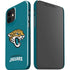 NFL Jacksonville Jaguars Teal Distressed iPhone 12 Mini Lite Case